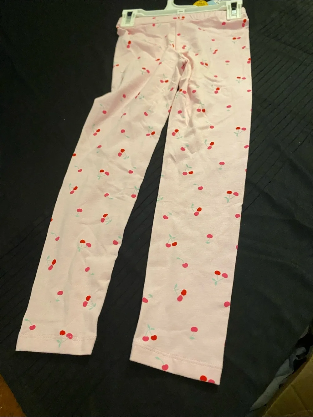 Cat & Jack Pink Leggings with Cherry Print